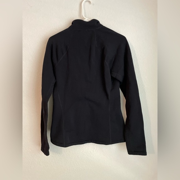 The North Face Summit Series Women’s  Black and Red Quarter Pullover size M - Picture 3 of 7